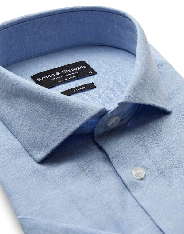 BS Hauger Casual Modern Fit Skjorta - Light Blue