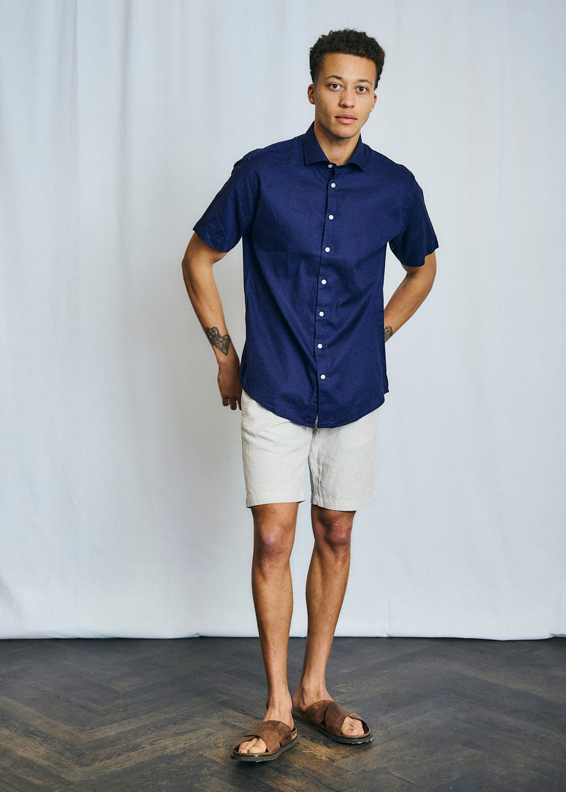 BS Hauger Casual Modern Fit Skjorta - Navy