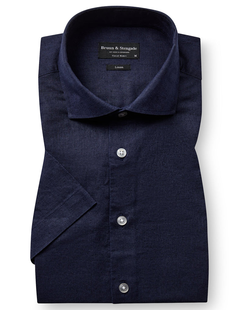 BS Hauger Casual Modern Fit Skjorta - Navy