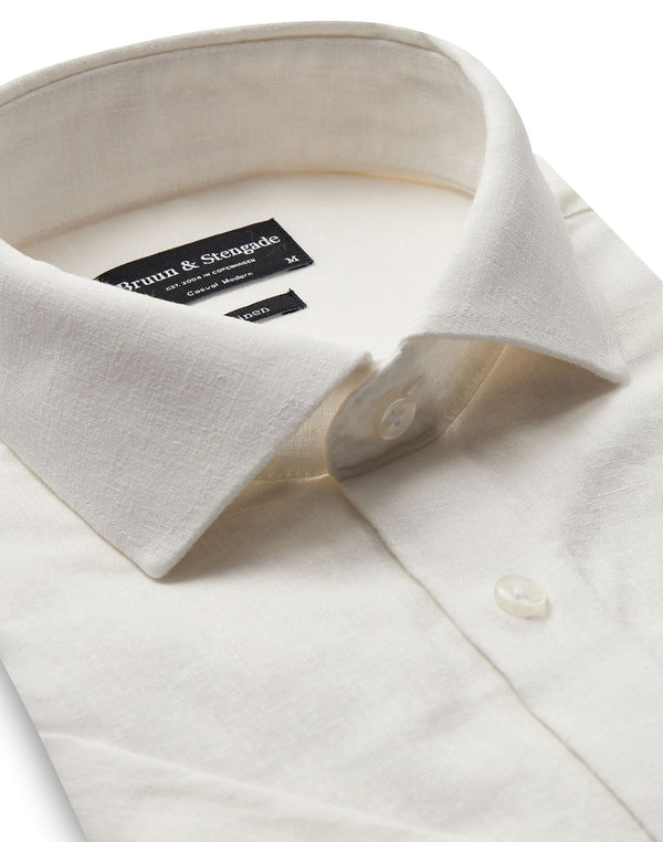 BS Hauger Casual Modern Fit Skjorta - White