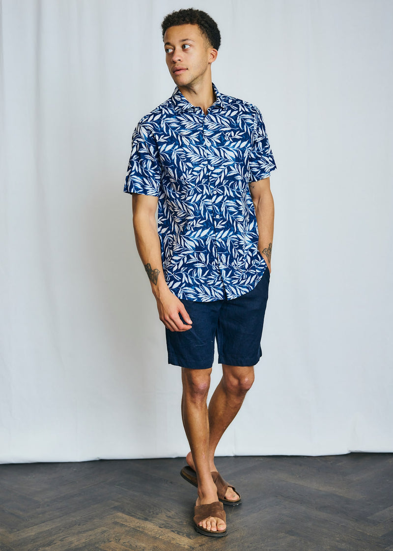 BS Cordeel Casual Modern Fit Skjorta - Navy