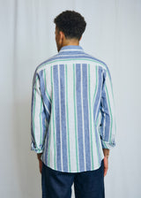 BS Maini Casual Modern Fit Skjorta - Blue/White