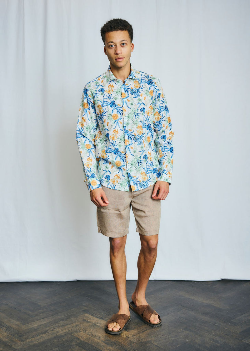 BS Bearman Casual Modern Fit Skjorta - White