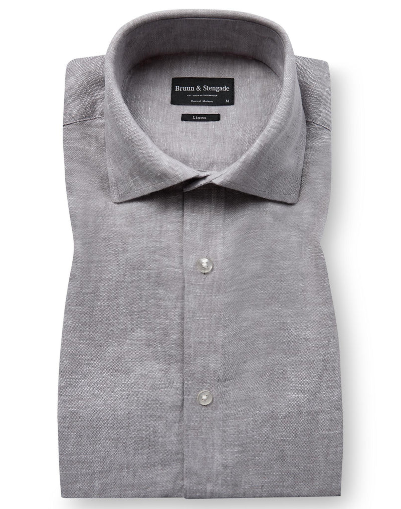 BS Antonelli Casual Modern Fit Skjorta - Light Grey
