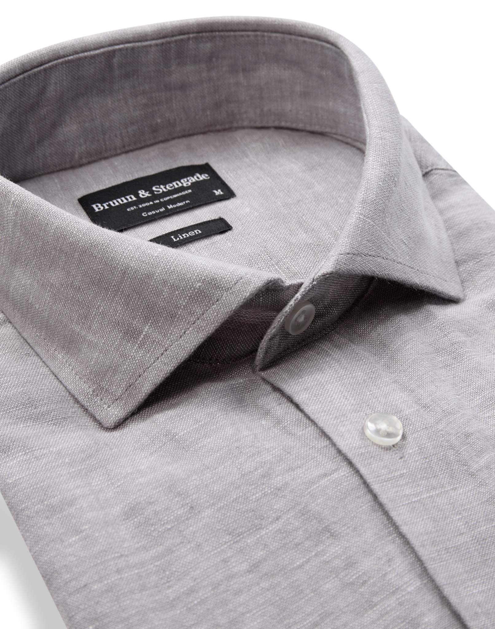 BS Antonelli Casual Modern Fit Skjorta - Light Grey