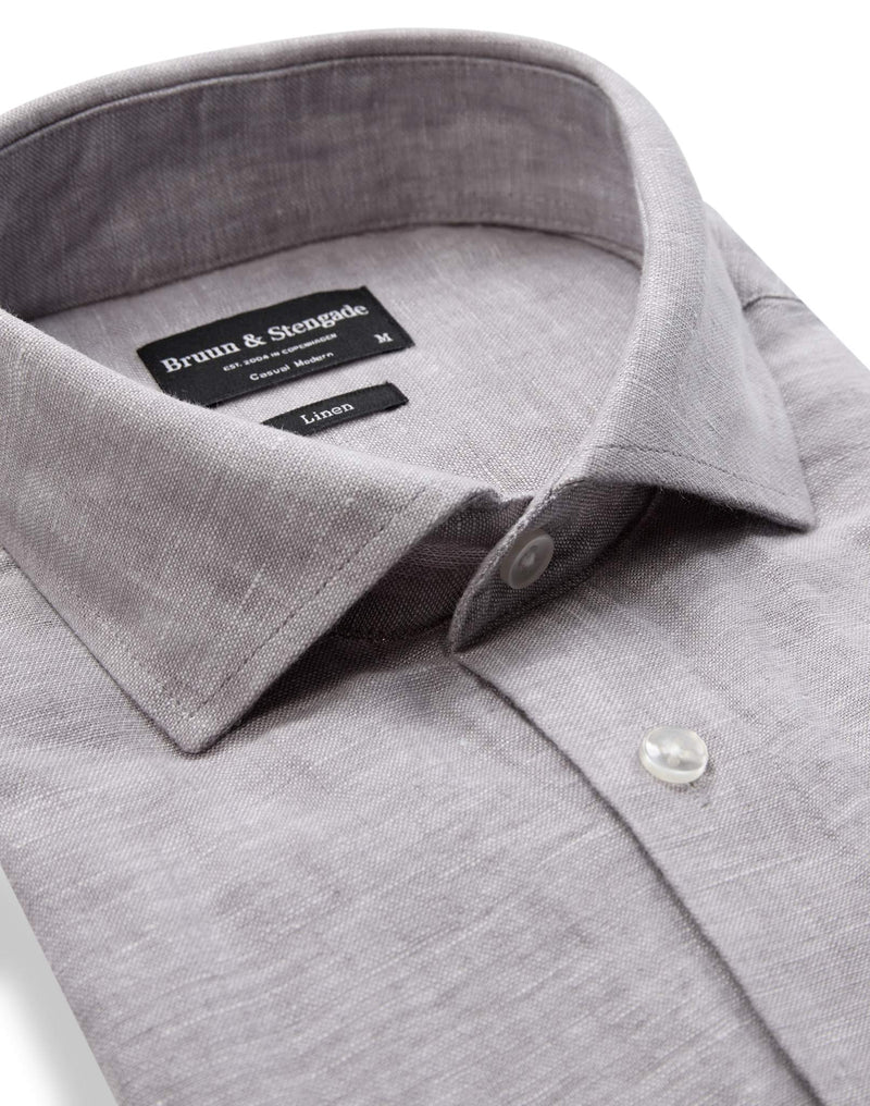 BS Antonelli Casual Modern Fit Skjorta - Light Grey