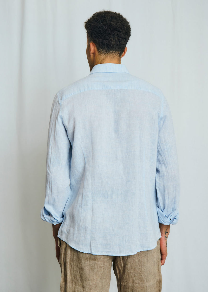 BS Antonelli Casual Modern Fit Skjorta - Sky