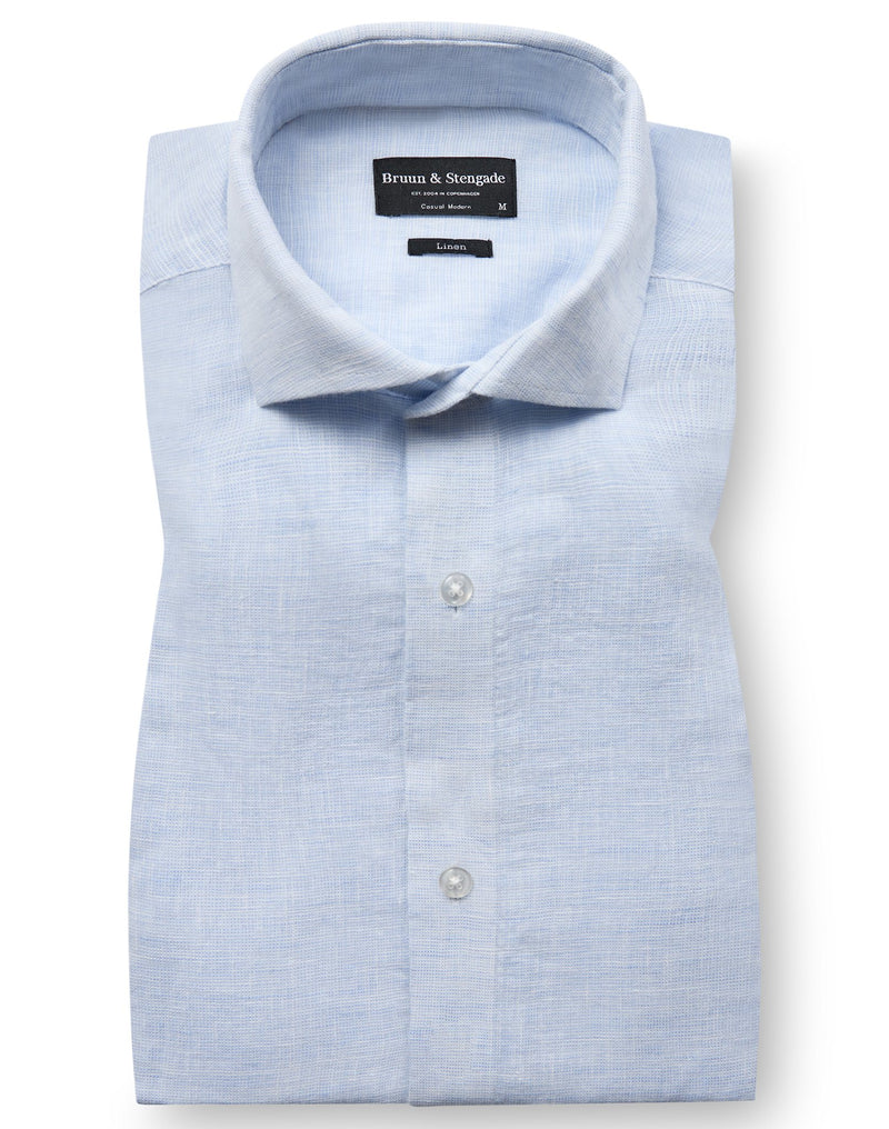 BS Antonelli Casual Modern Fit Skjorta - Sky