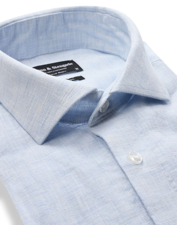 BS Antonelli Casual Modern Fit Skjorta - Sky