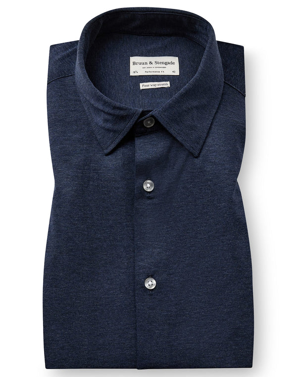 BS Nava Performance Fit Skjorta - Navy