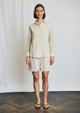 BS Aglaia Regular Fit Skjorta - Sand