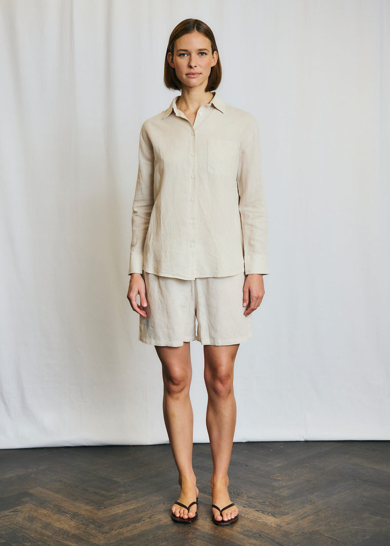 BS Aglaia Regular Fit Skjorta - Sand