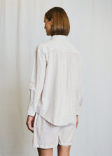 BS Aglaia Regular Fit Skjorta - Sand/White