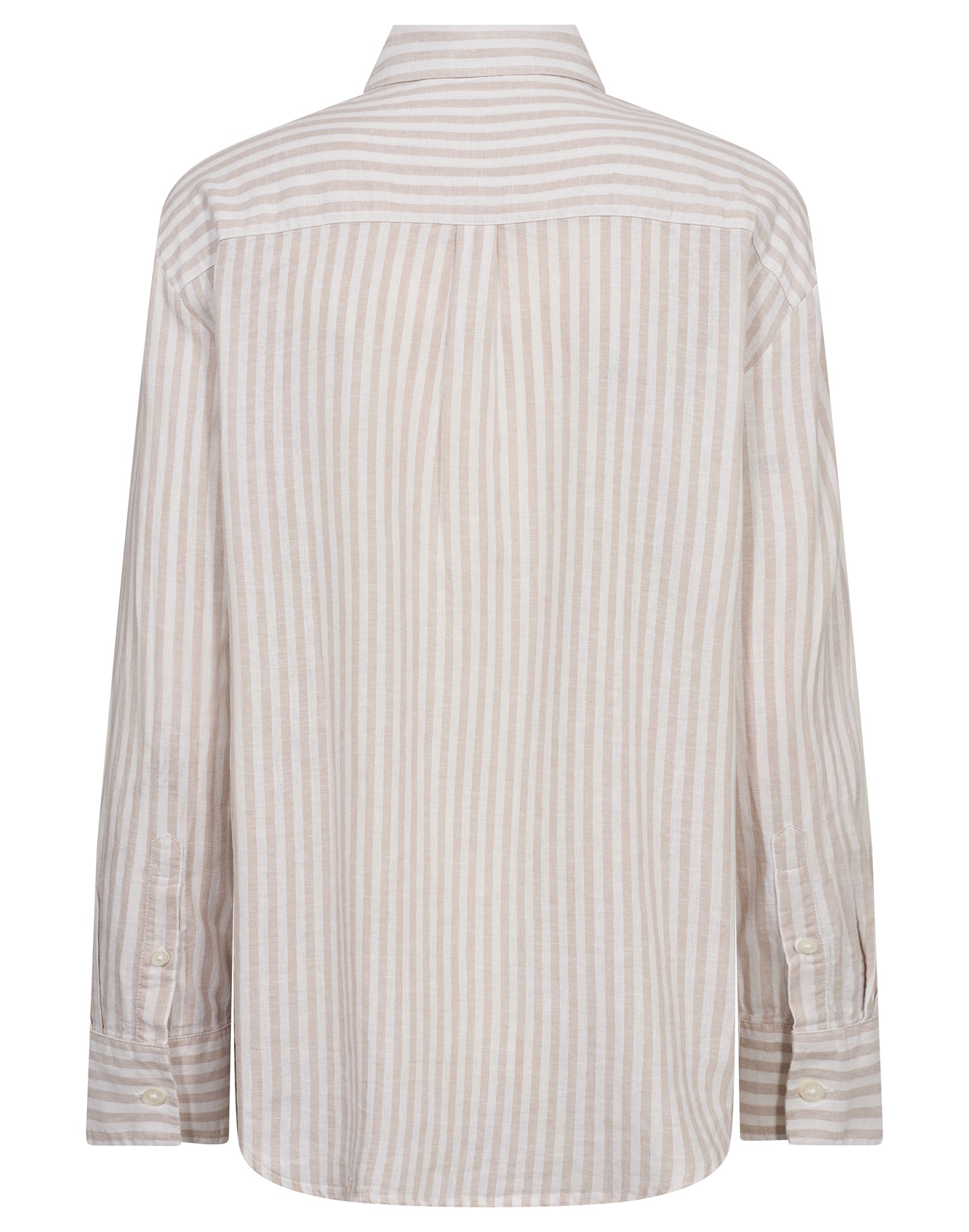 BS Aglaia Regular Fit Skjorta - Sand/White