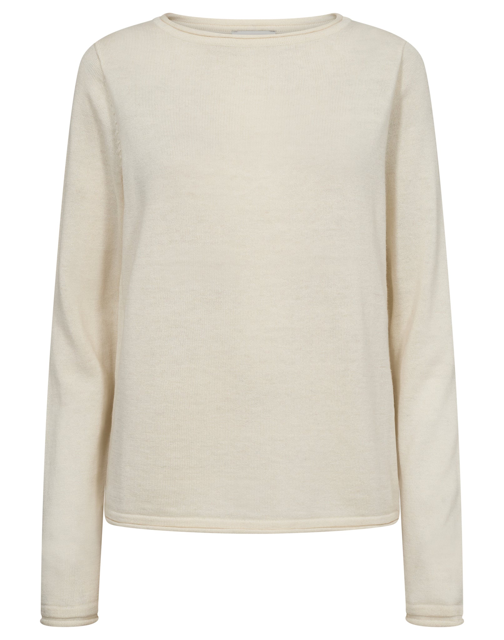 BS Ophelia Regular Fit Stickat - Off White