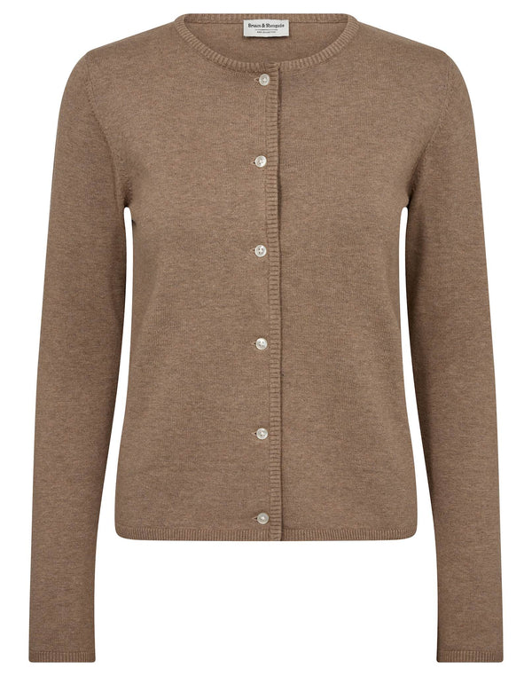 BS Melina Regular Fit Stickat - Brown