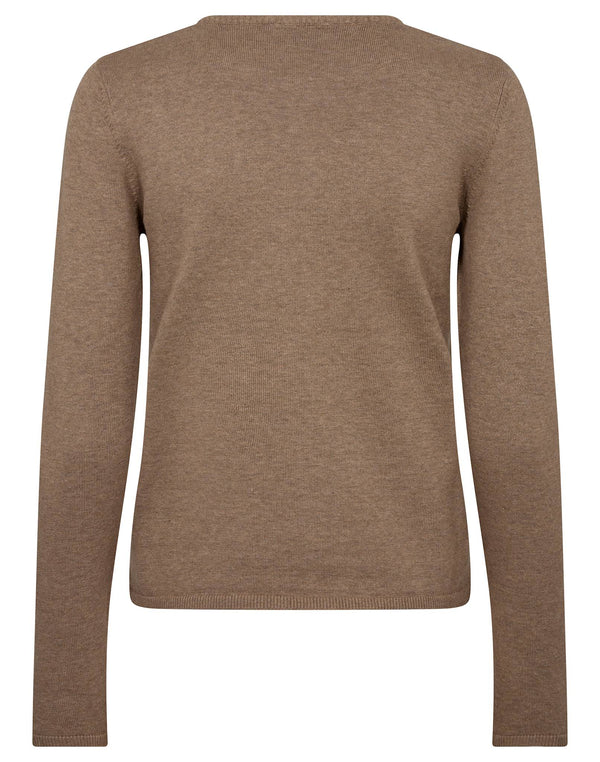 BS Melina Regular Fit Stickat - Brown