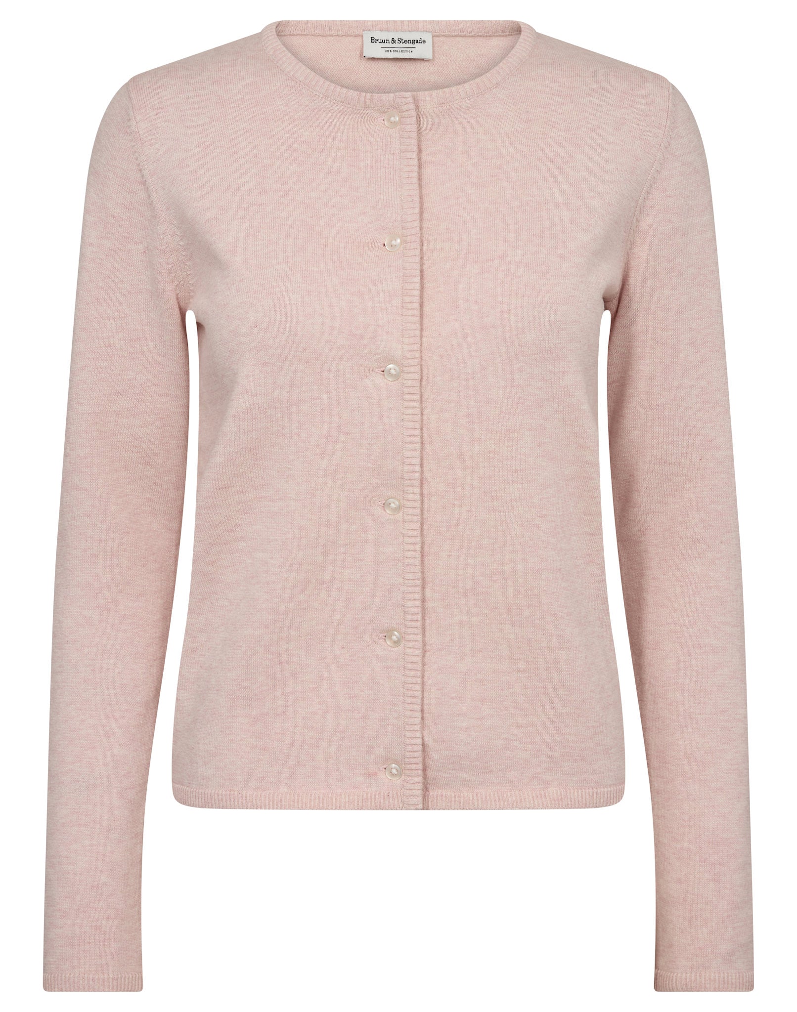 BS Melina Regular Fit Stickat - Rose