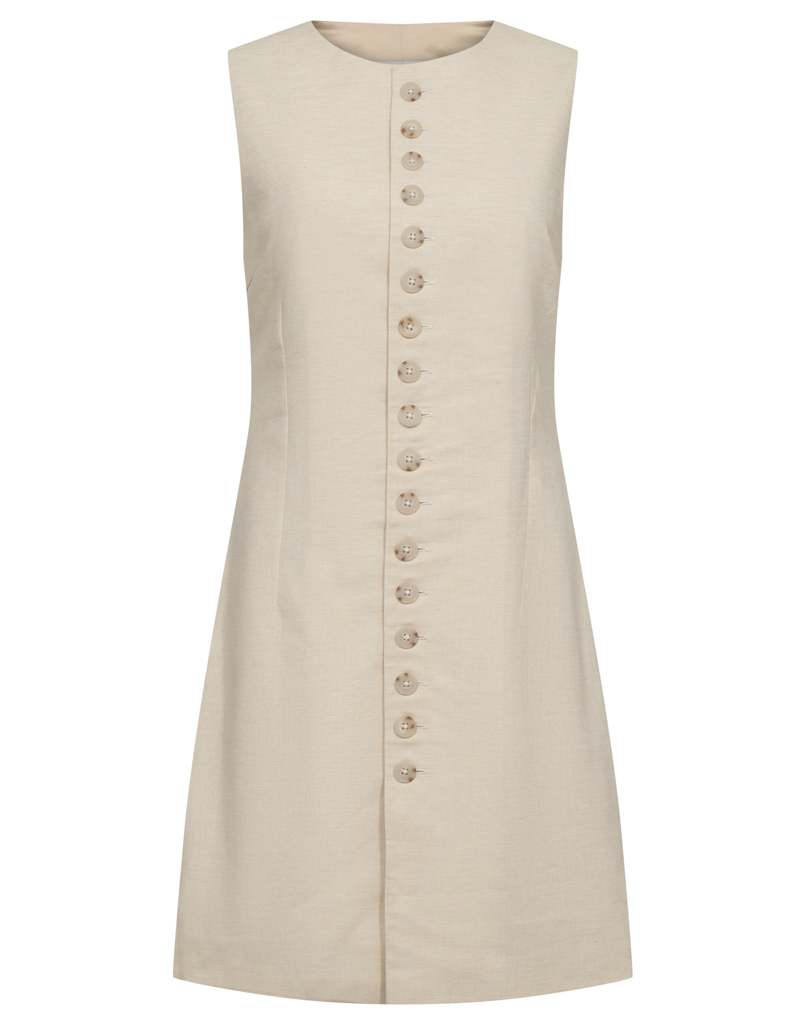 BS Gia Slim Fit Klänning - Beige