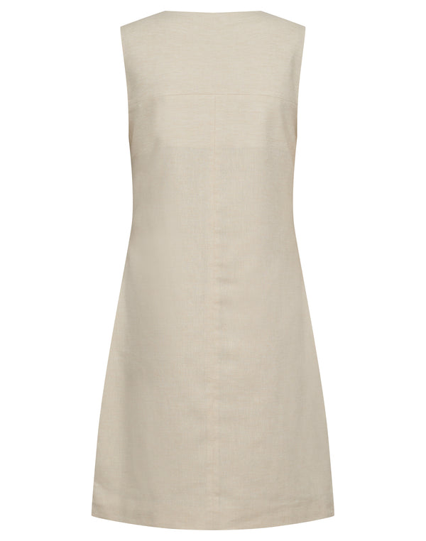 BS Gia Slim Fit Klänning - Beige