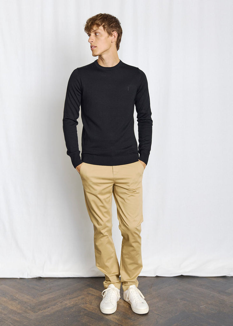 BS Jupiter Regular Fit Stickat - Black