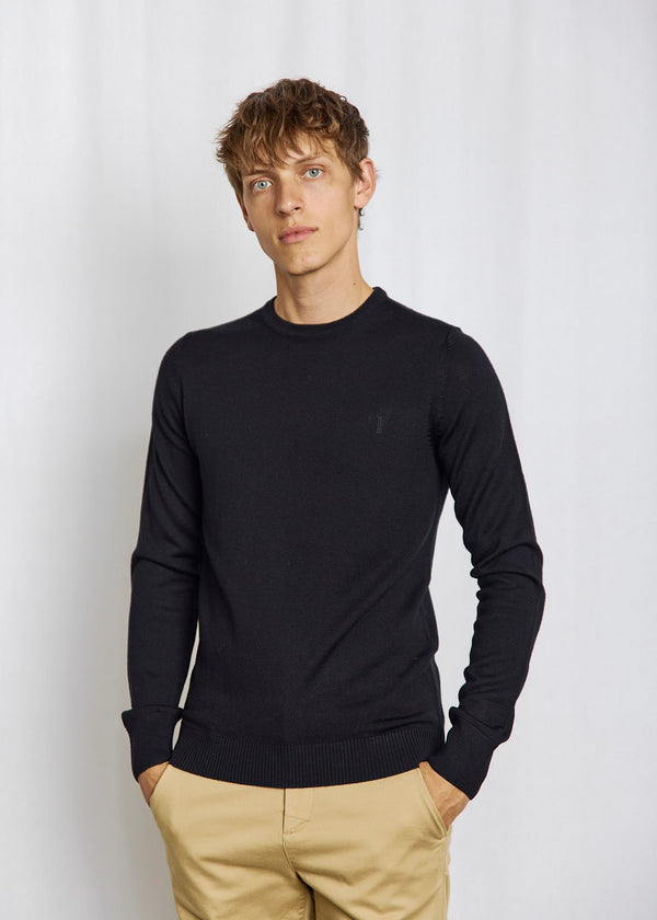 BS Jupiter Regular Fit Stickat - Black