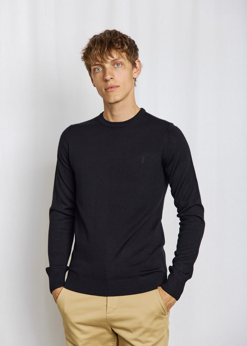 BS Jupiter Regular Fit Stickat - Black