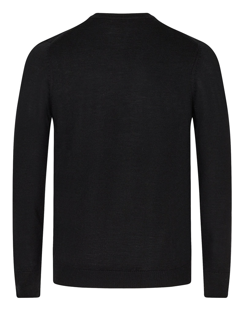 BS Jupiter Regular Fit Stickat - Black