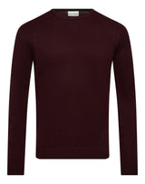 BS Jupiter Regular Fit Stickat - Bordeaux