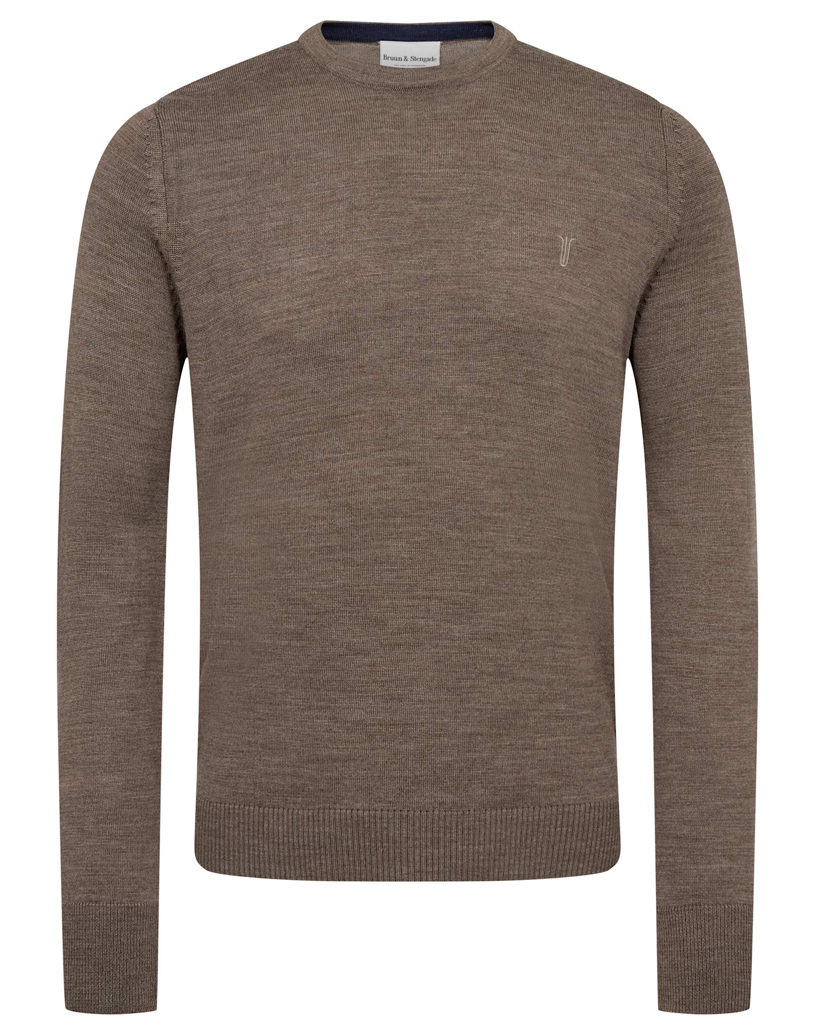 BS Jupiter Regular Fit Stickat - Brown