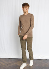 BS Jupiter Regular Fit Stickat - Brown