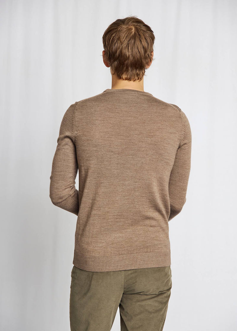 BS Jupiter Regular Fit Stickat - Brown