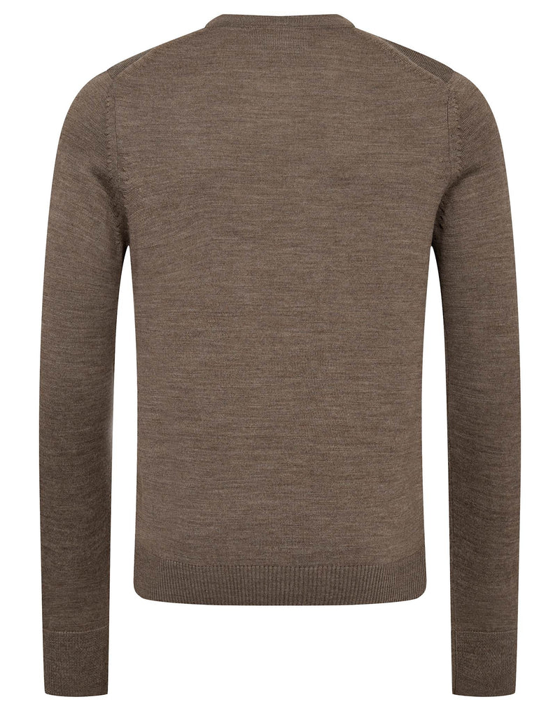BS Jupiter Regular Fit Stickat - Brown