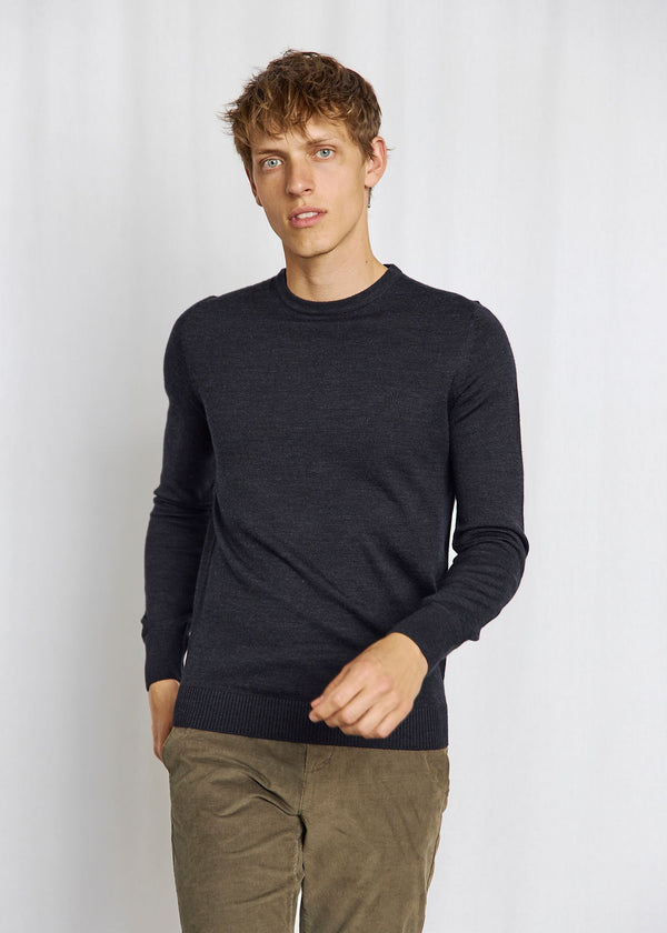 BS Jupiter Regular Fit Stickat - Charcoal