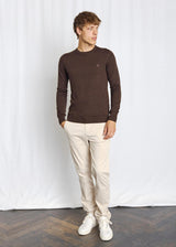 BS Jupiter Regular Fit Stickat - Dark Brown