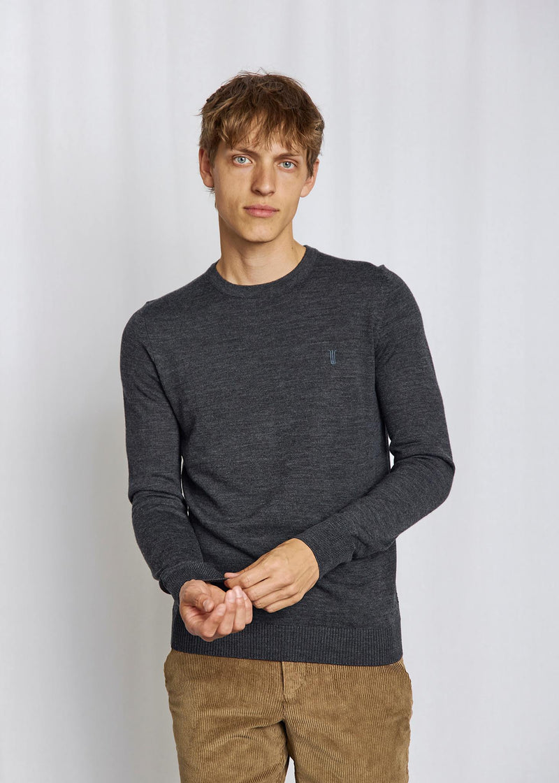 BS Jupiter Regular Fit Stickat - Grey