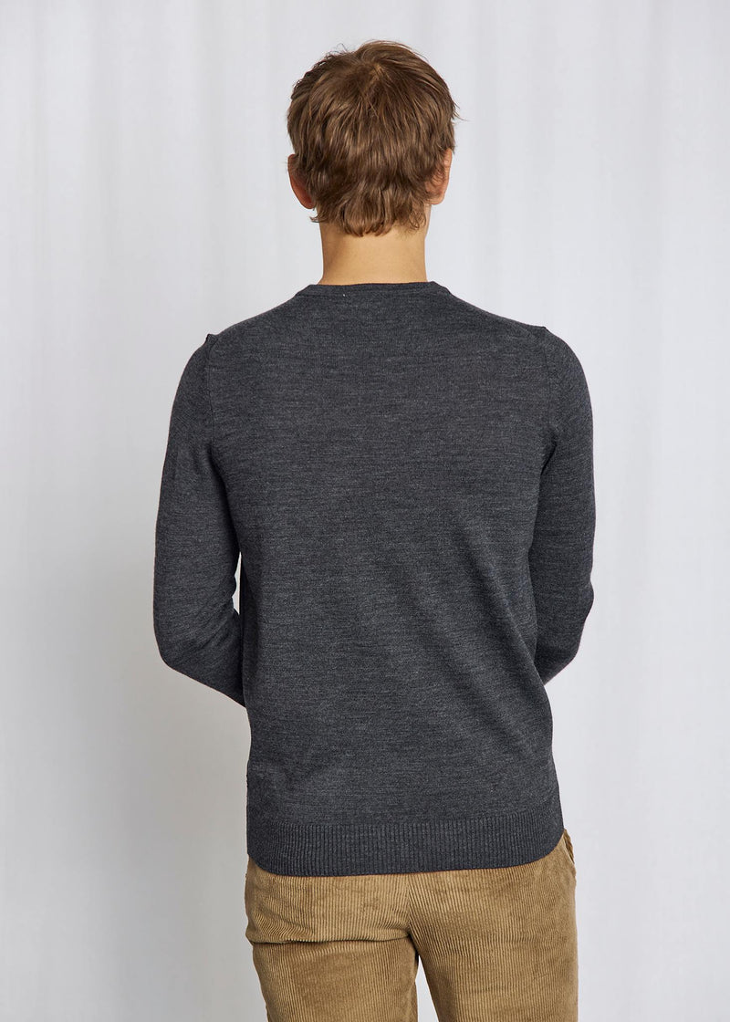 BS Jupiter Regular Fit Stickat - Grey