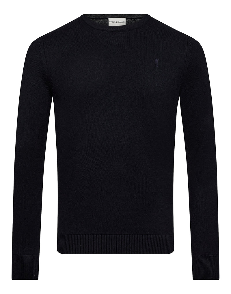 BS Jupiter Regular Fit Stickat - Navy