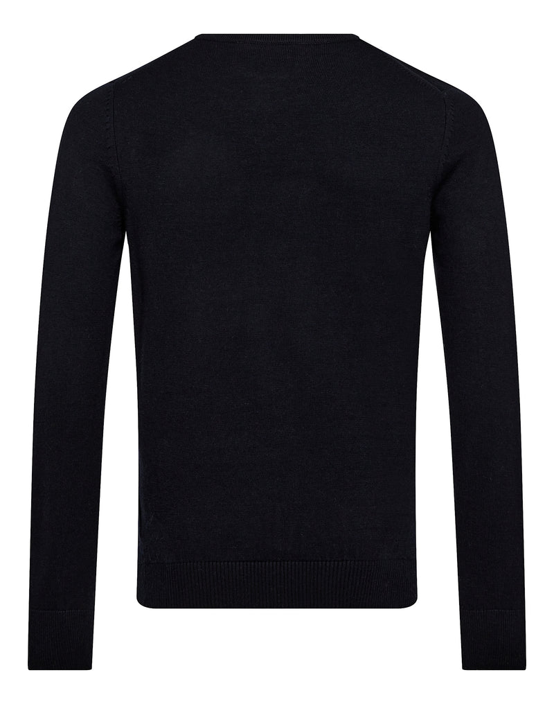 BS Jupiter Regular Fit Stickat - Navy
