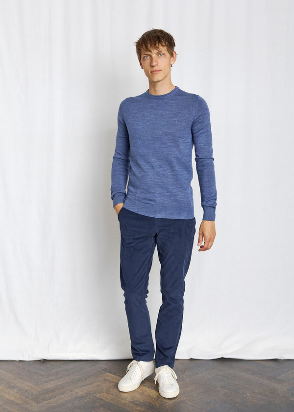 BS Jupiter Regular Fit Stickat - Ocean