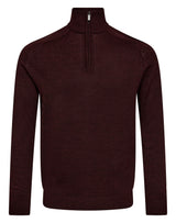 BS Pelle Regular Fit Stickat - Bordeaux