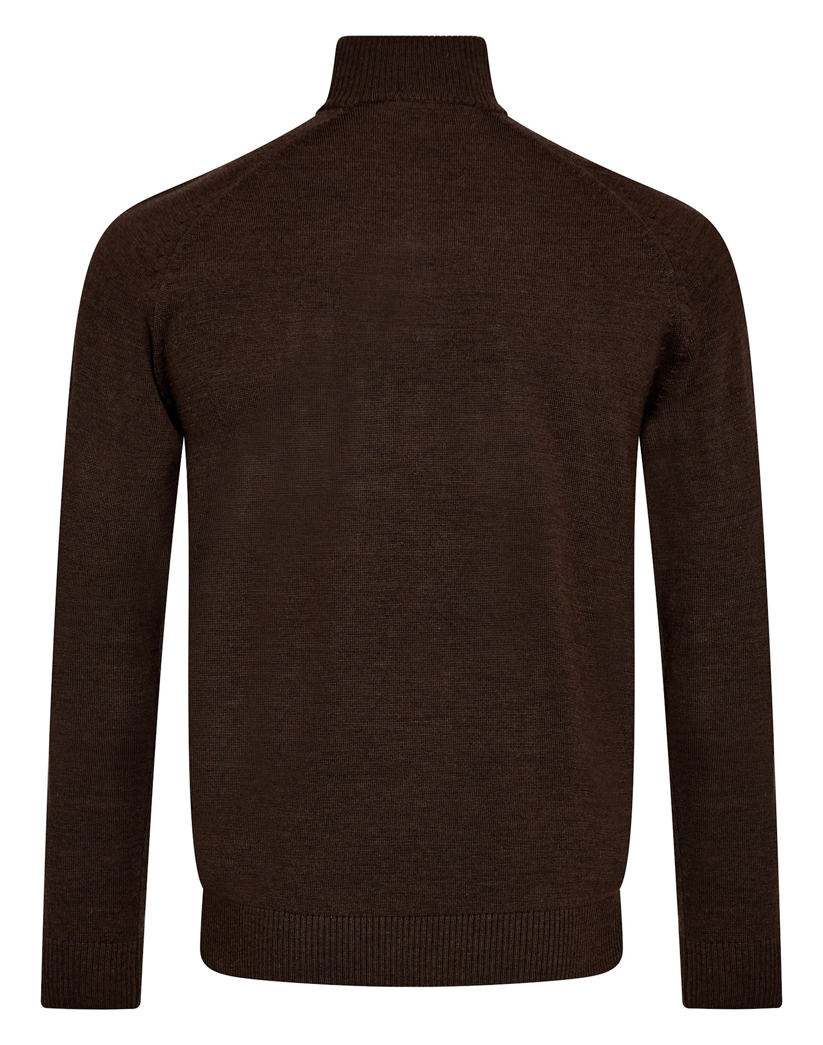 BS Pelle Regular Fit Stickat - Dark Brown