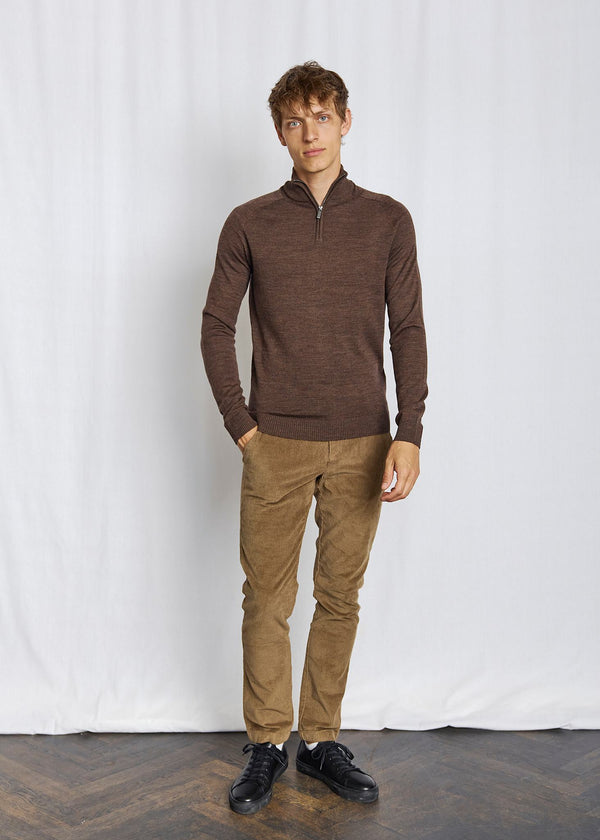 BS Pelle Regular Fit Stickat - Forest