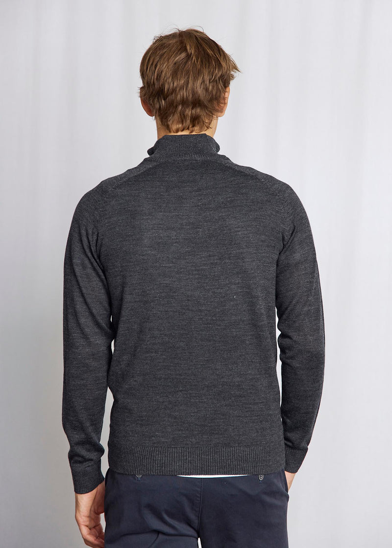 BS Pelle Regular Fit Stickat - Grey