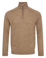 BS Pelle Regular Fit Stickat - Light Brown