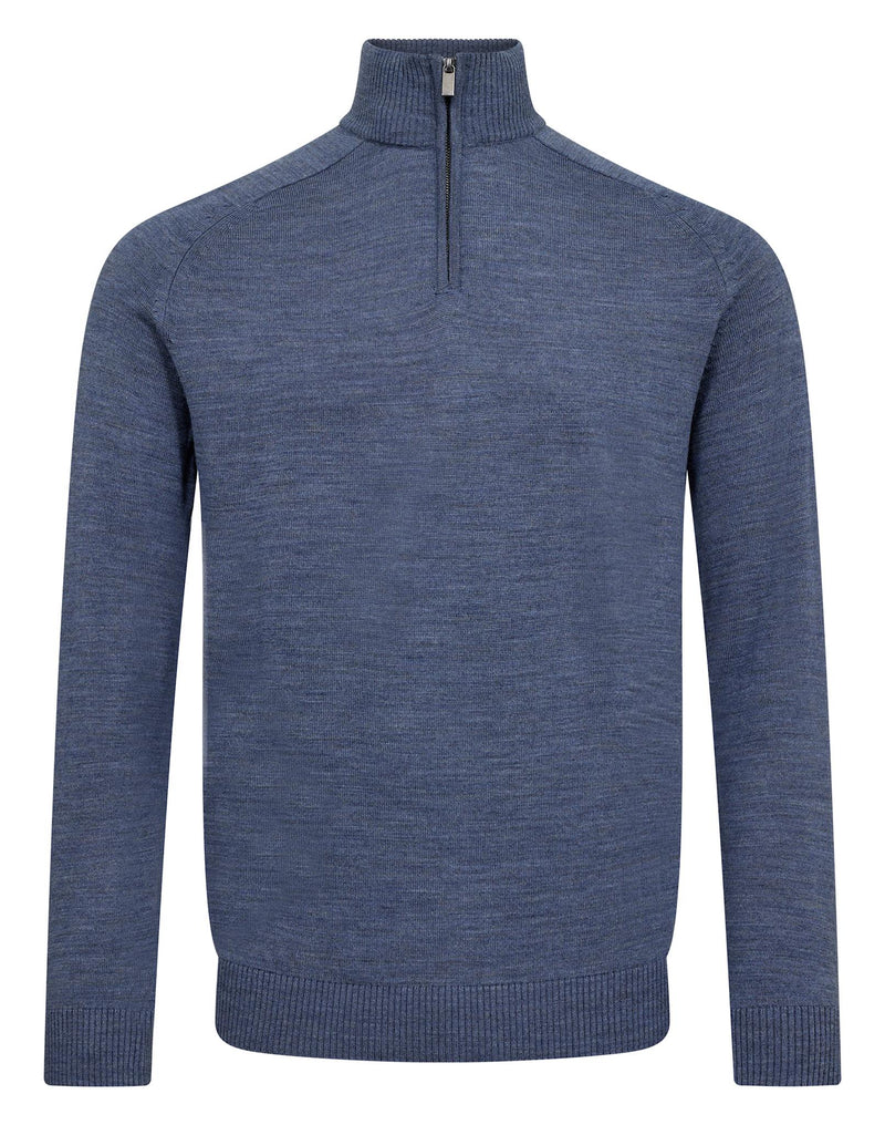 BS Pelle Regular Fit Stickat - Ocean