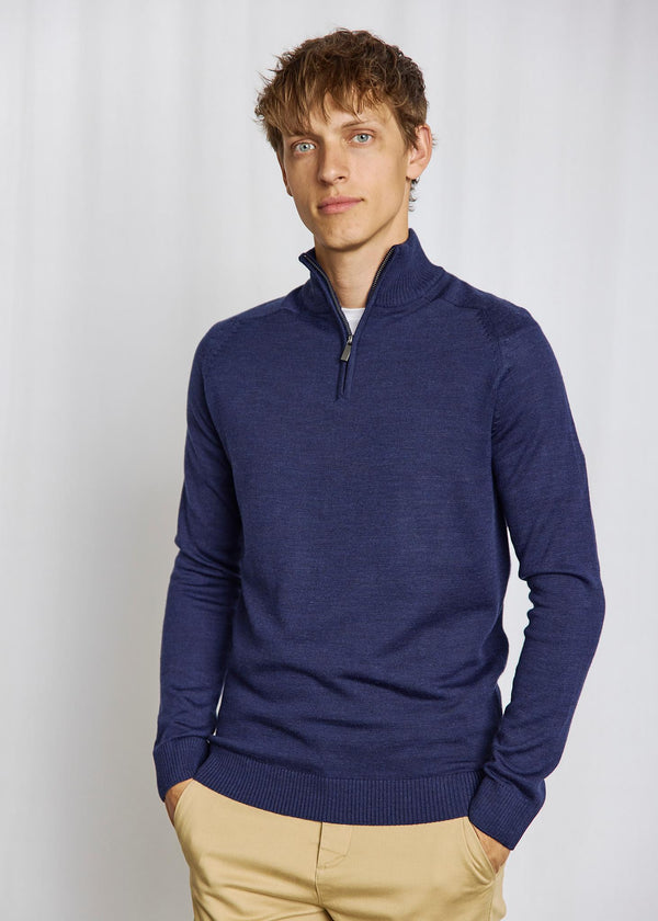 BS Pelle Regular Fit Stickat - Thunder