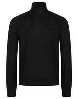 BS Pelle Regular Fit Stickat - Black