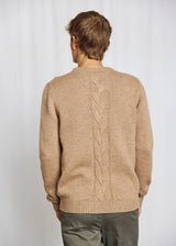BS Tormod Regular Fit Stickat - Brown