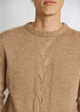 BS Tormod Regular Fit Stickat - Brown